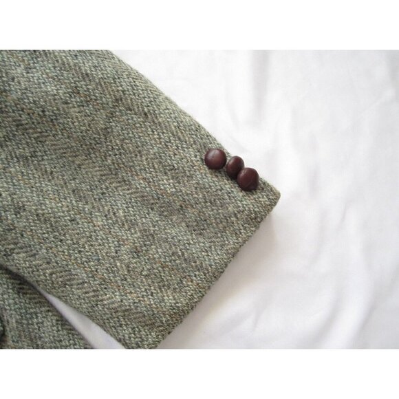 Vtg Men Bill Boyd's Harris Tweed Handwoven Wool Sport Jacket Sz See Pic (MJ2) - Picture 6 of 13